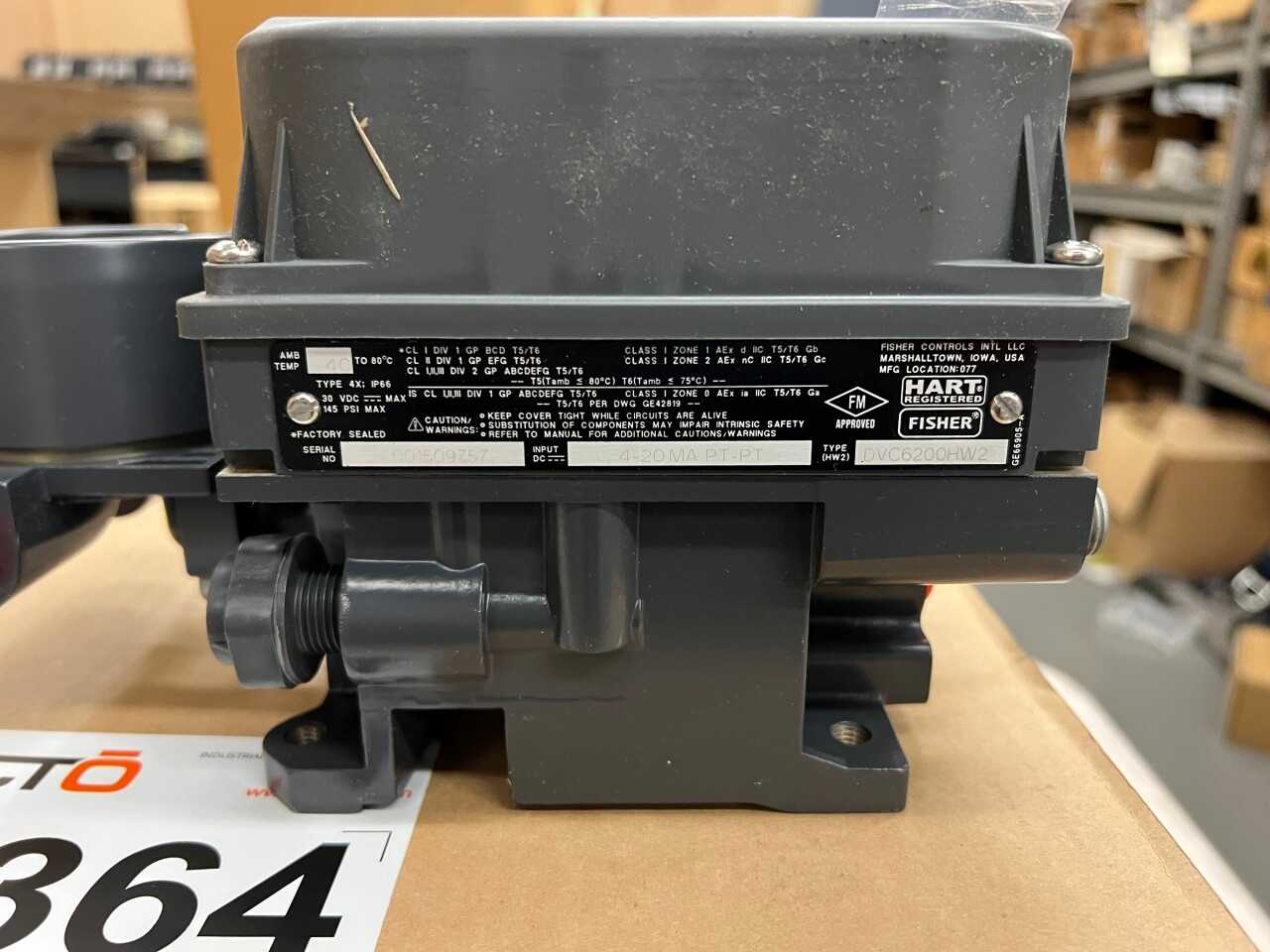 Fisher DVC6200HW2 valve positioner - VALVES