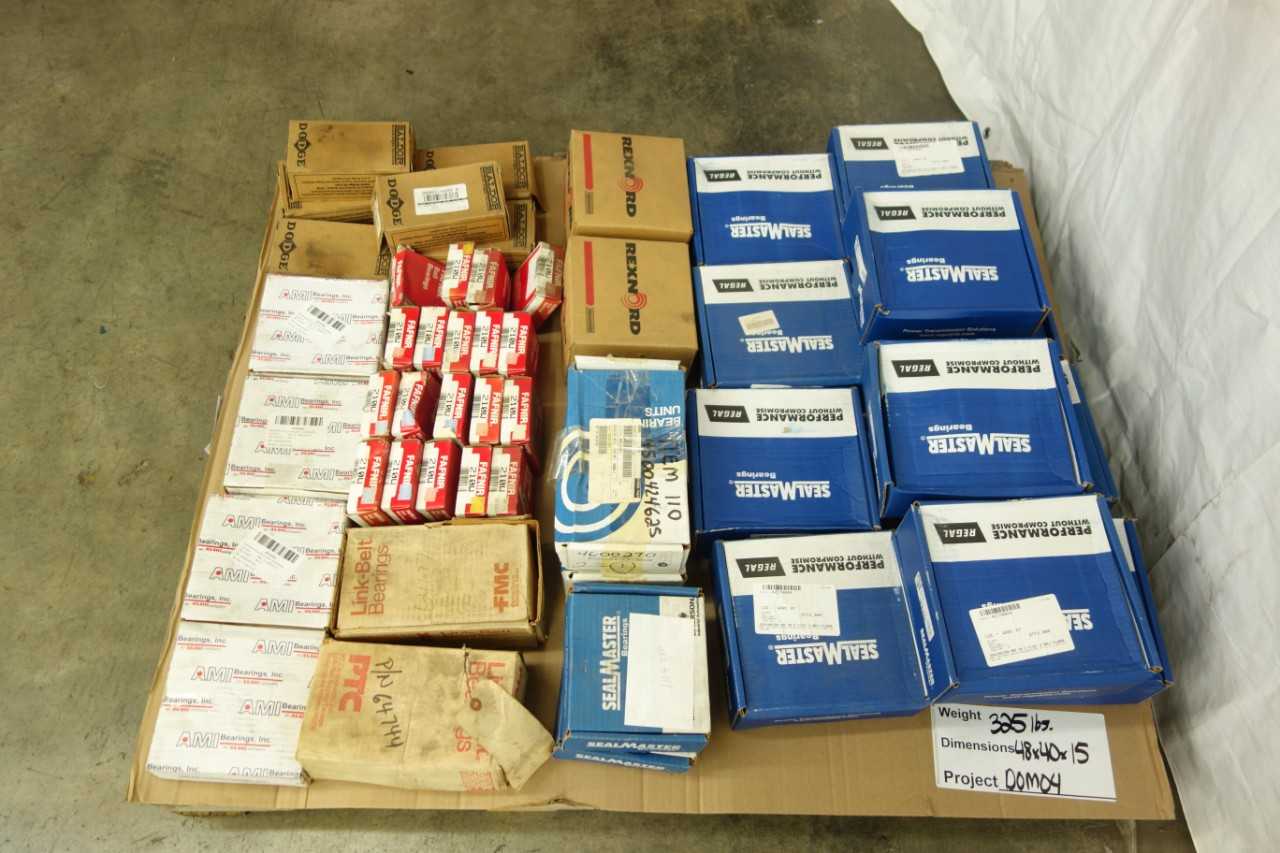 PALLET OF ASSORTED BEARINGS - BEARINGS