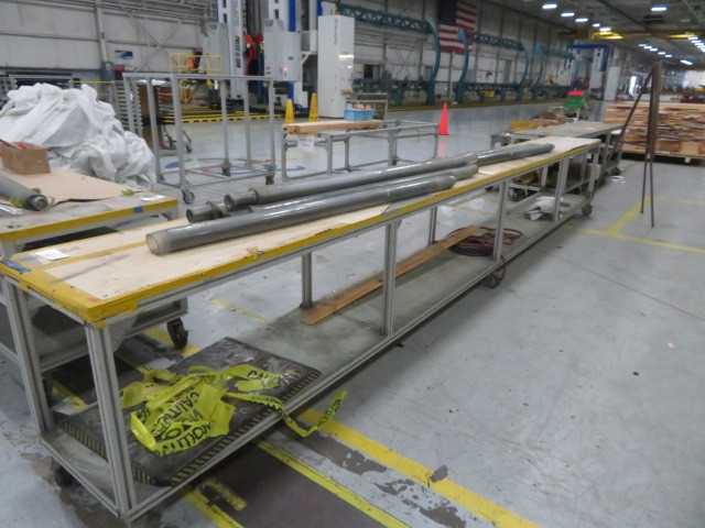 Aluminum Table on wheels - MISCELLANEOUS