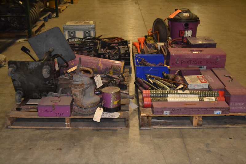 4 PALLETS OF ASSORTED TOOLS - MISCELLANEOUS