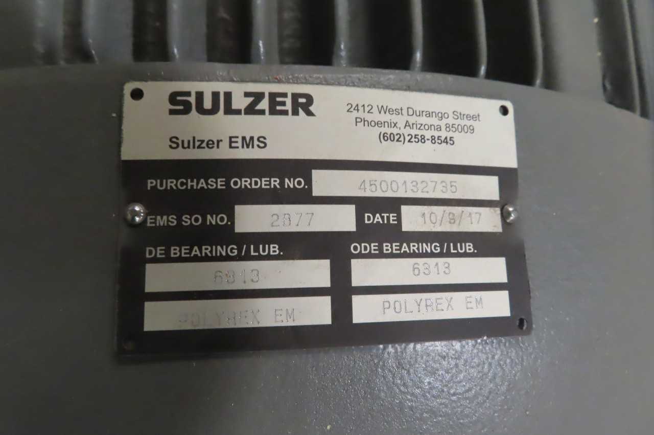 SIEMENS ALLIS 445TS 100HP 460V-AC AC INDUCTION MOTOR - ELECTRIC MOTORS