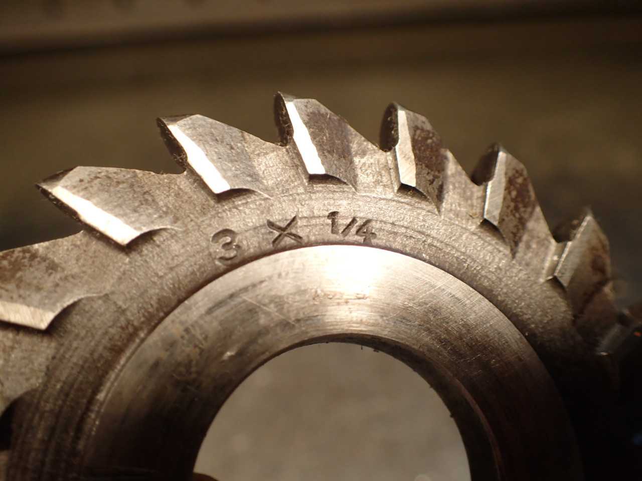 CC&R 1/4" Cir (1/8 Rad) Convex Milling Cutter 3" OD 1" Horizontal Mill Arbor USA - MILLING TOOLS