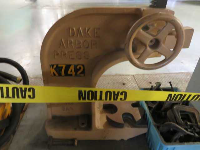 Dake Arbor Press, Model 3 A - MECHANICAL STAMPING PRESSES