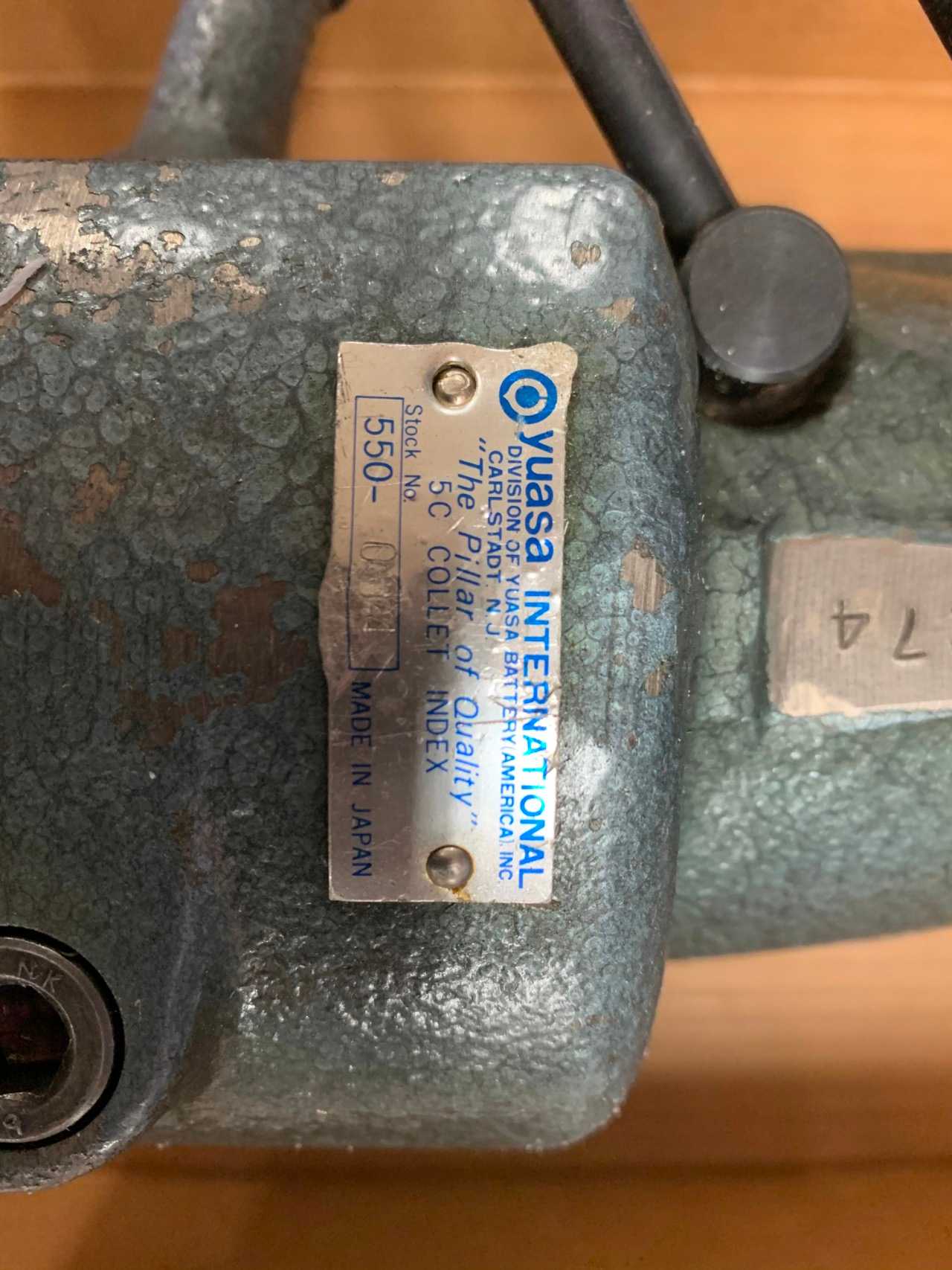 Yuasa 5C Collet Indexer - MACHINING ACCESSORIES & TOOLING