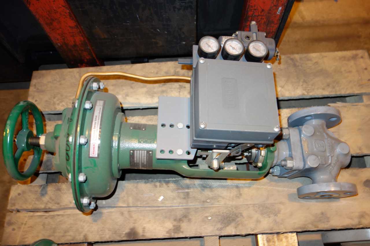 1 PALLET OF ASSORTED FISHER CONTROL VALVES - CONTROL VALVE