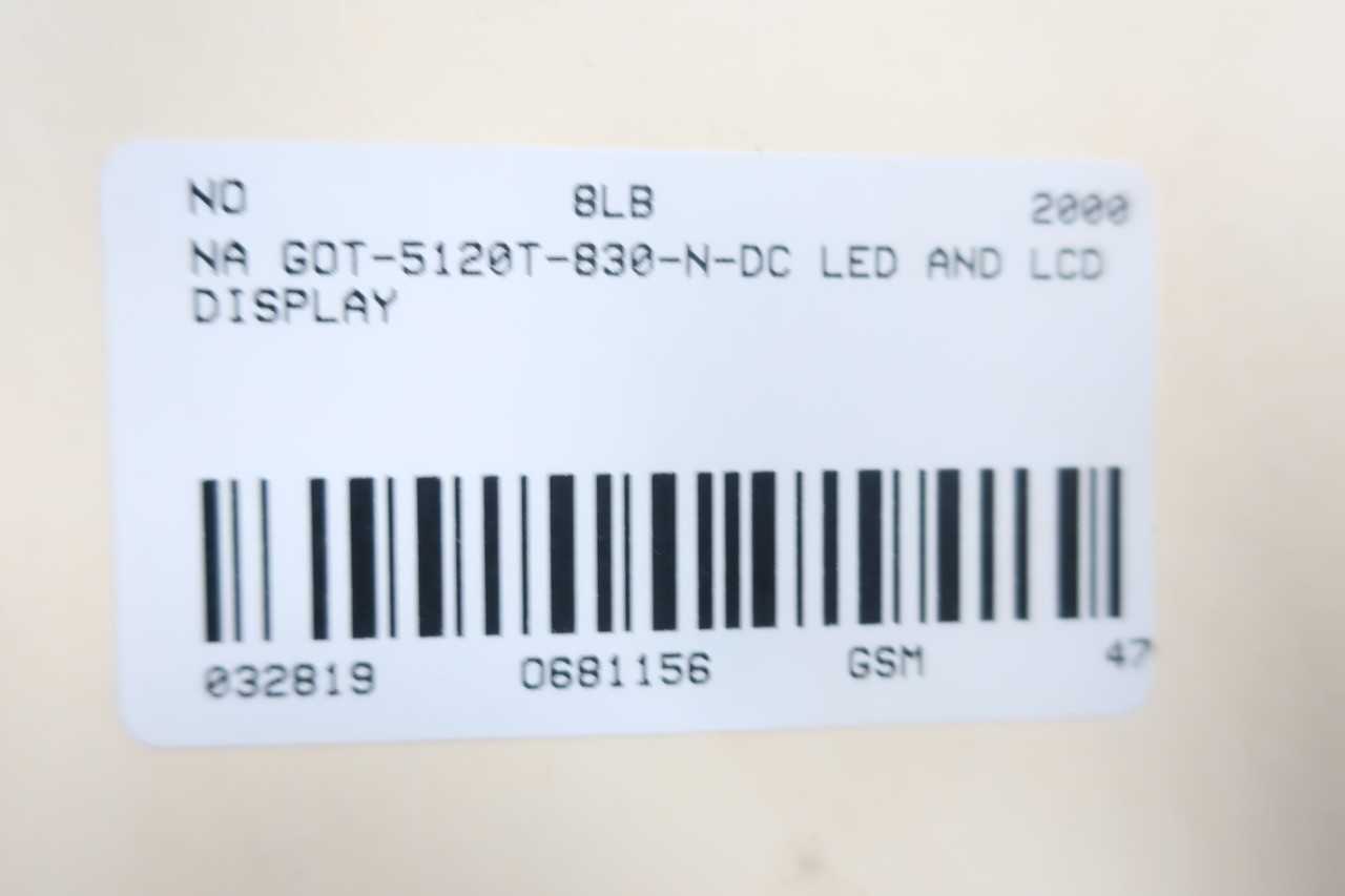 AXIOMTEK GOT-5120T-830-N-DC 12.1IN SVGA TFT FANLESS TOUCH COMPUTER OPERATOR INTERFACE PANEL - AUTOMATION & CONTROLS