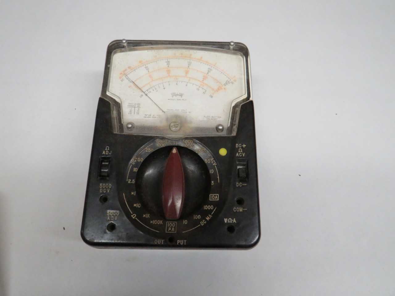 TRIPLETT MODEL 630-PLK OHMMETER - ELECTRICAL COMPONENTS