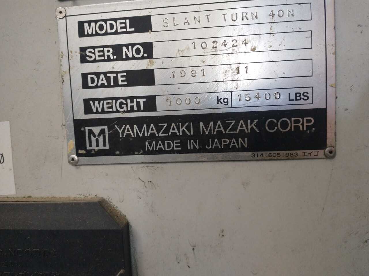 Mazak ST40N #2 - CNC MACHINING CENTERS