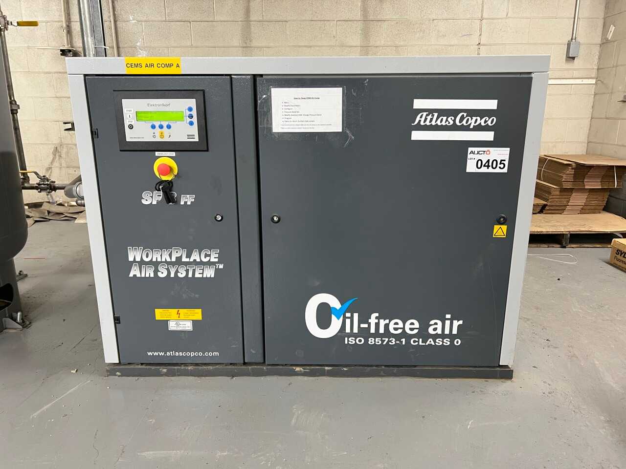 Atlas Copco SF8 rotary scroll air compressor - AIR COMPRESSORS Atlas Copco SF8 rotary scroll air compressor - AIR COMPRESSORS