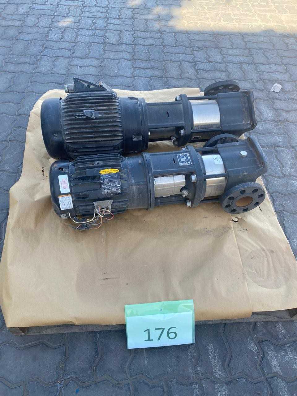 LOT OF 2 PUMPS WITH MOTOR - ELECTRIC MOTORS