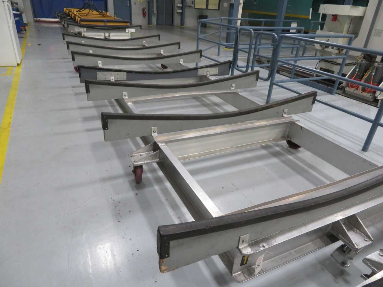 Aluminum Cart on Wheels, approx. 25' long - MISCELLANEOUS