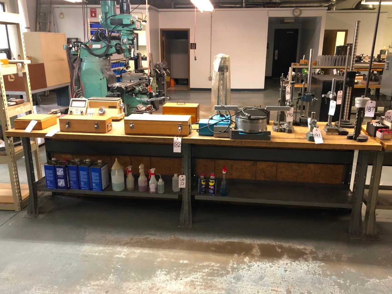 30" x 10' Mapletop Work Bench - PLANT & FACILITY