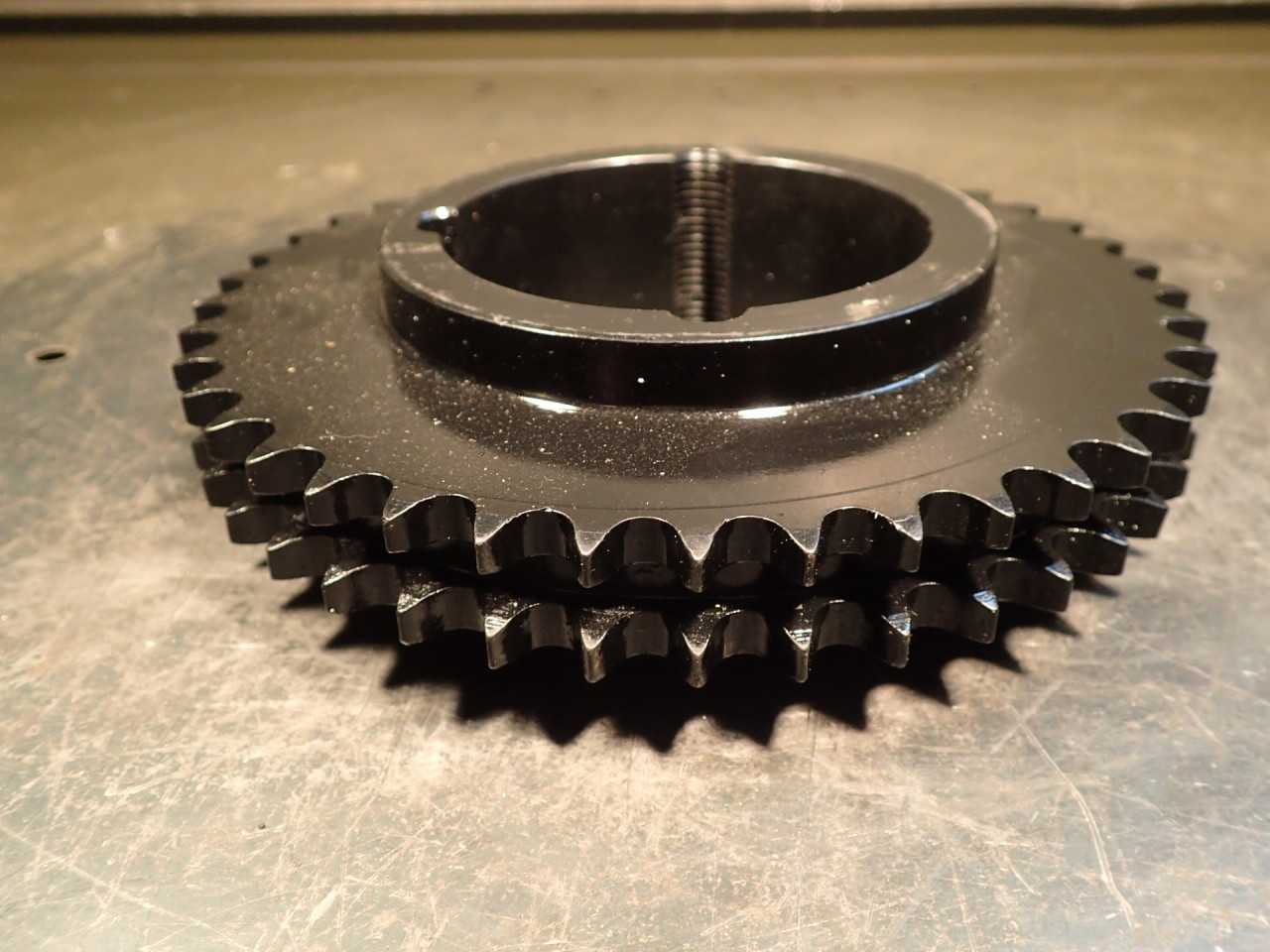 Martin D40CTL42-2517 Bushing Bore Roller 2-Strand Sprocket: #40 Chain, 42-Teeth - ROLLER CHAIN
