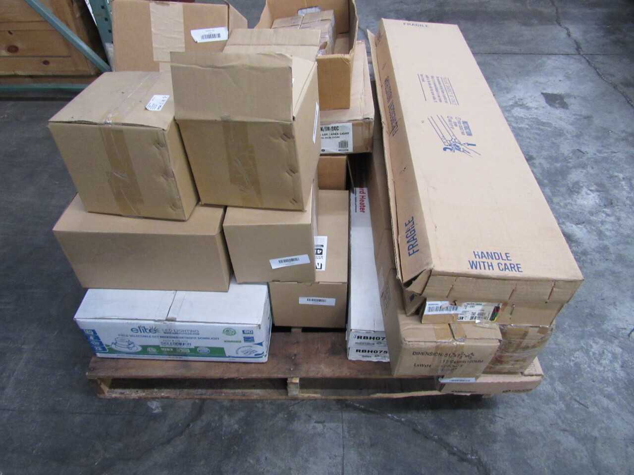 Pallet of 60x Assorted Lights, LEDs & Heaters - LIGHTING