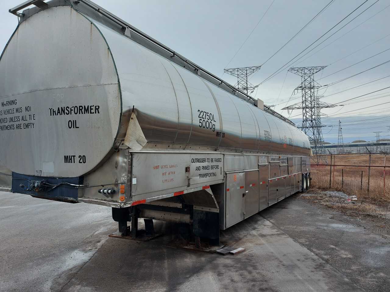 Transformer Oil Storage Trailer - TRAILERS