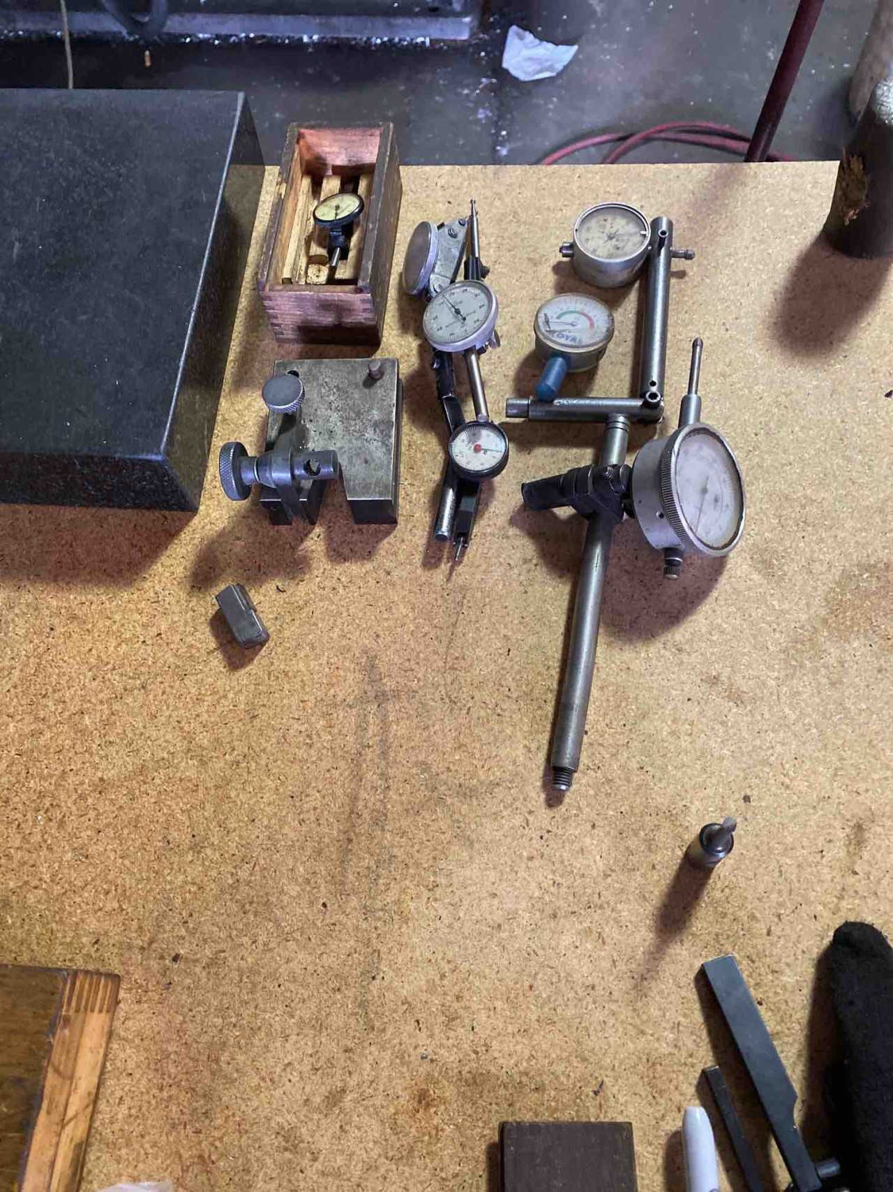 Surface plate & Dial indicators - MATERIAL HANDLING