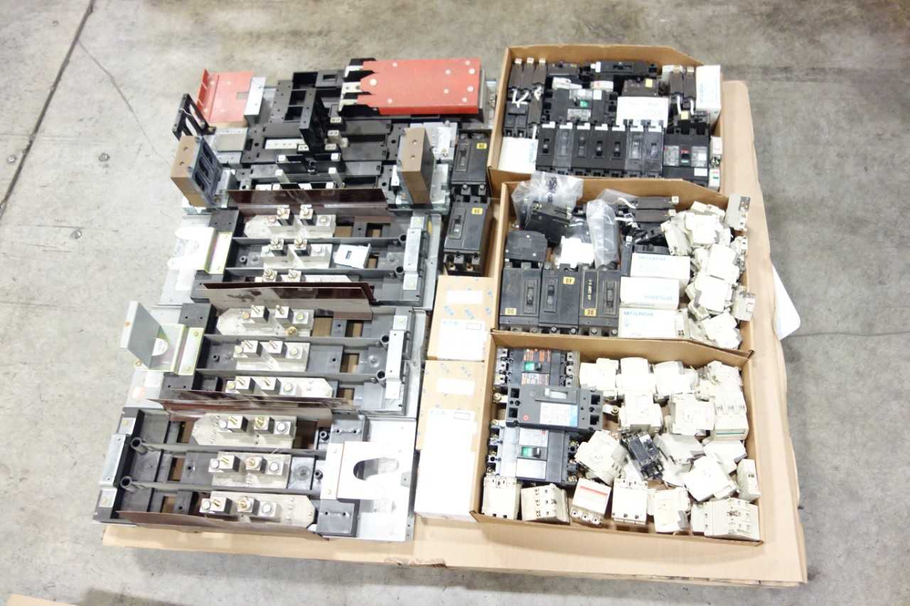 2 PALLETS OF ASSORTED ELECTRICAL - ELECTRICAL COMPONENTS