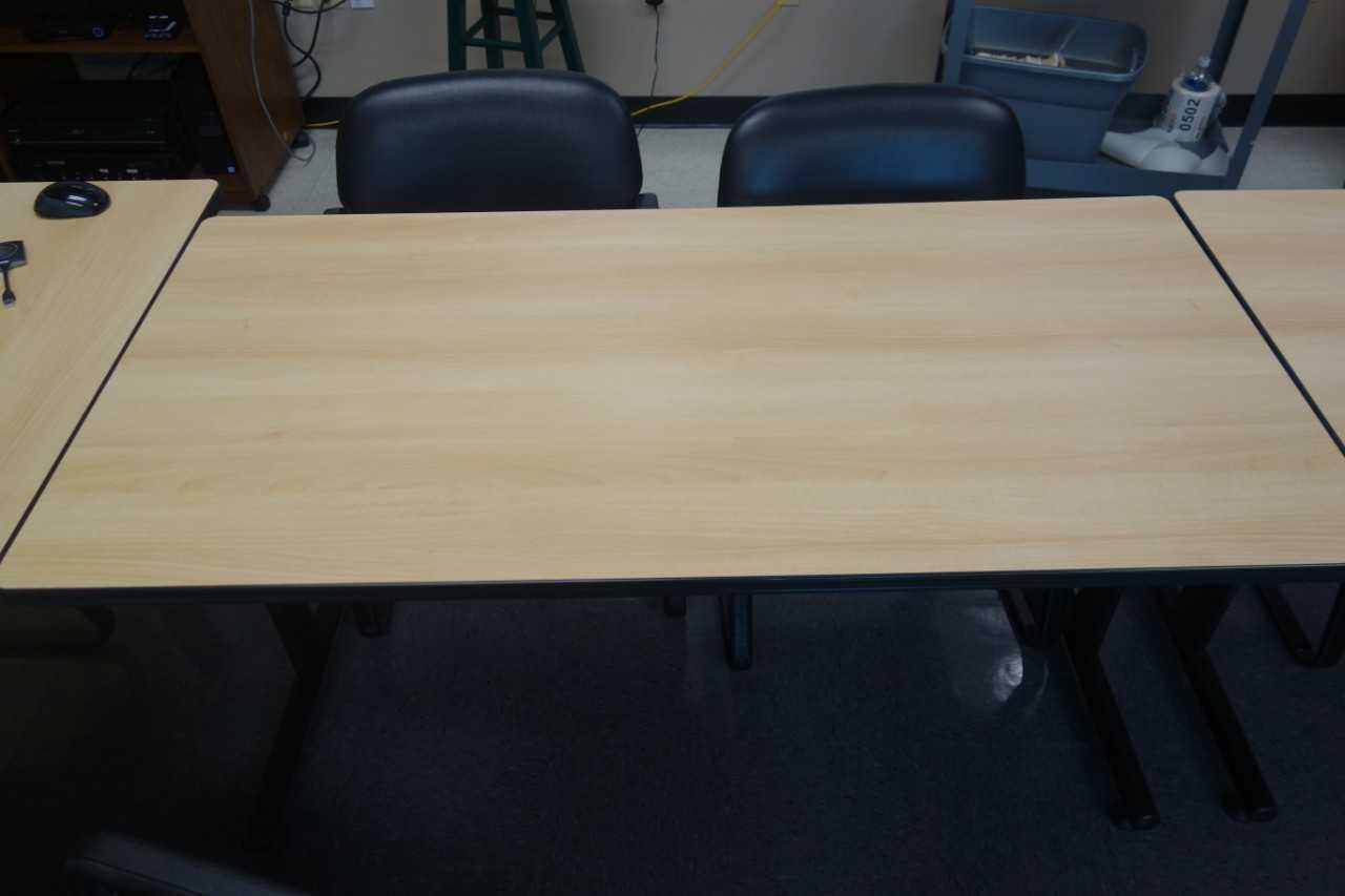 6x office tables 60" x 30" with 15x Safco chairs (DELAYED REMOVAL) - PLANT & FACILITY