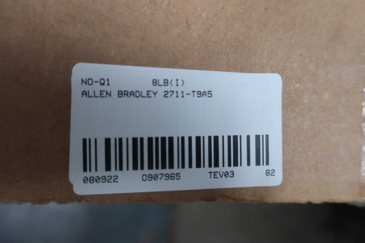 ALLEN BRADLEY 2711-T9A5 PANELVIEW 900 OPERATOR INTERFACE - AUTOMATION & CONTROLS