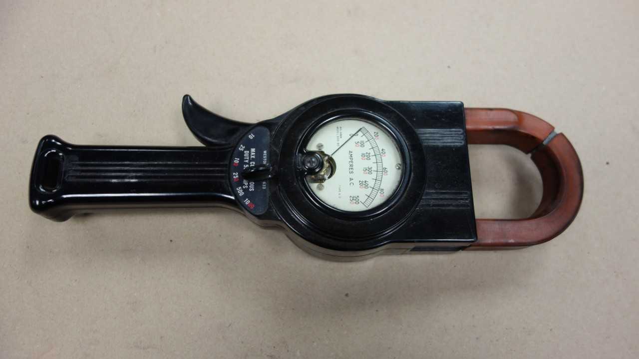 WESTON 633 CLAMP AMP METER - ELECTRICAL TESTING EQUIPMENT