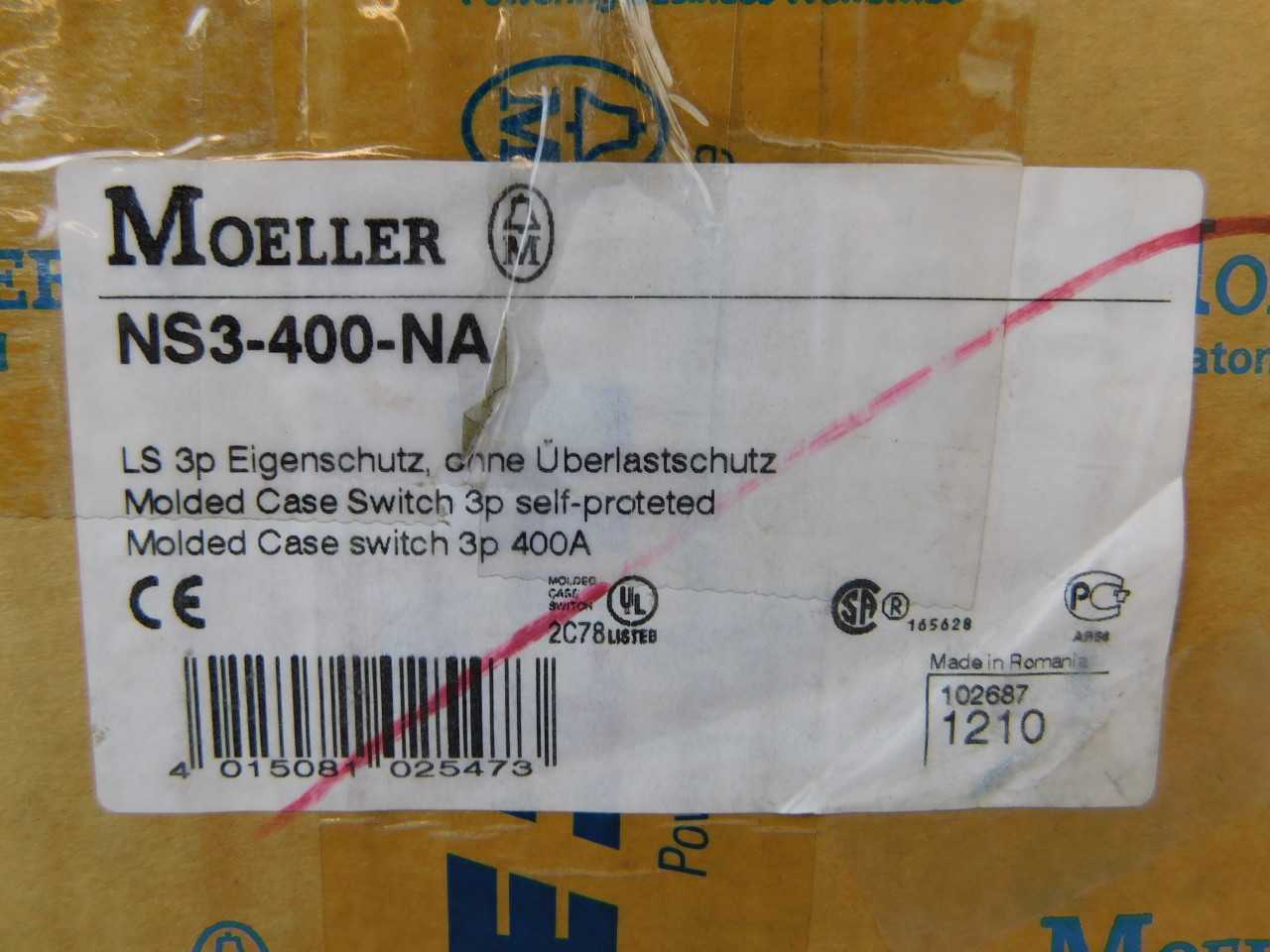 Quantity of 1x NS3-400-NA Switches - ELECTRICAL COMPONENTS Quantity of 1x NS3-400-NA Switches - ELECTRICAL COMPONENTS