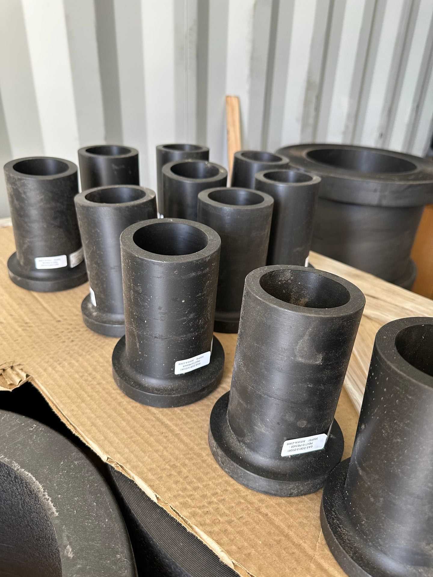 Harrington Corp 3" DR-9 HDPE Flange Adapters (Quantity of 12) - ELECTRICAL COMPONENTS