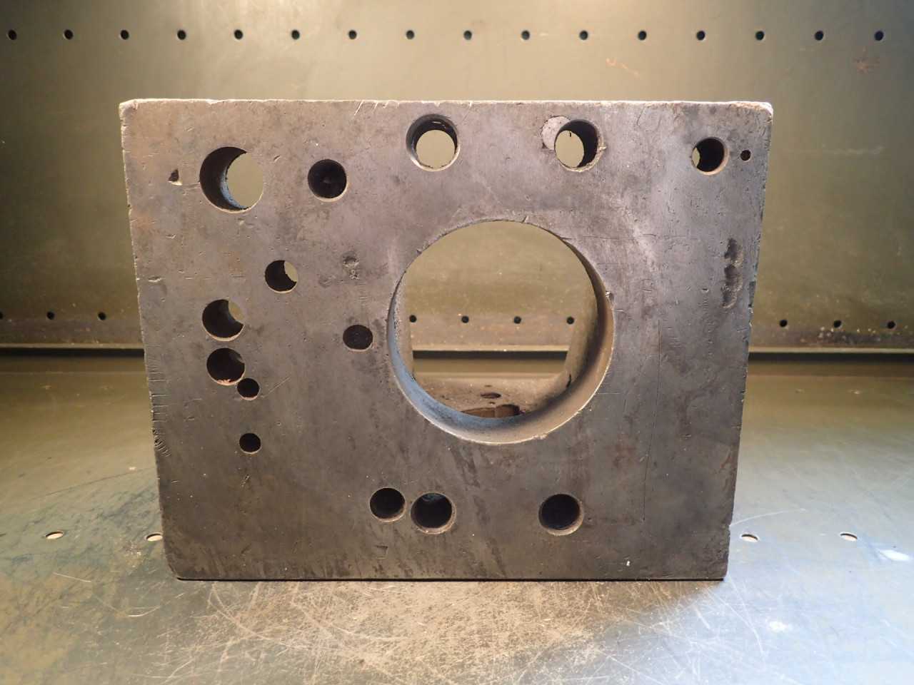 8-7/8" x 8-1/8" x 10" W  Cast Iron Right Angle Mill Milling Set-Up Fixture Plate - MILLING TOOLS