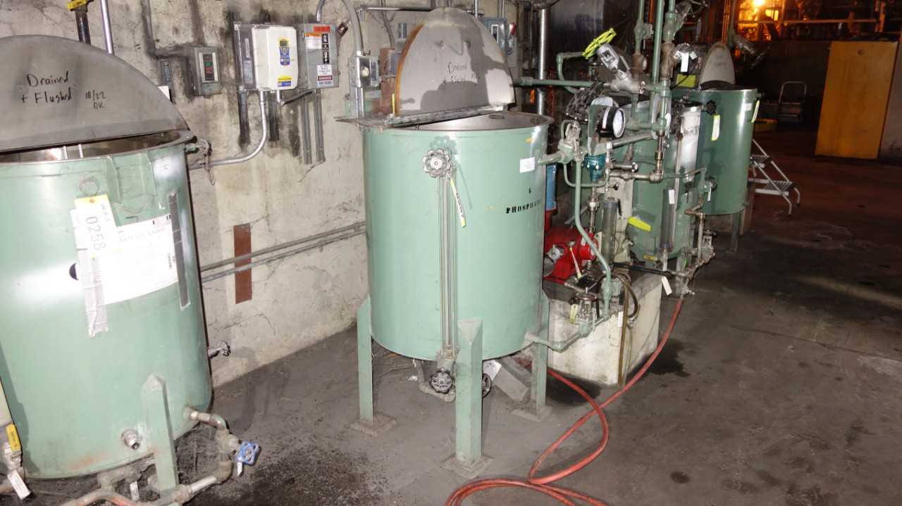 STEEL PHOSPHATE TANK (DRAINED) - PROCESS EQUIPMENT