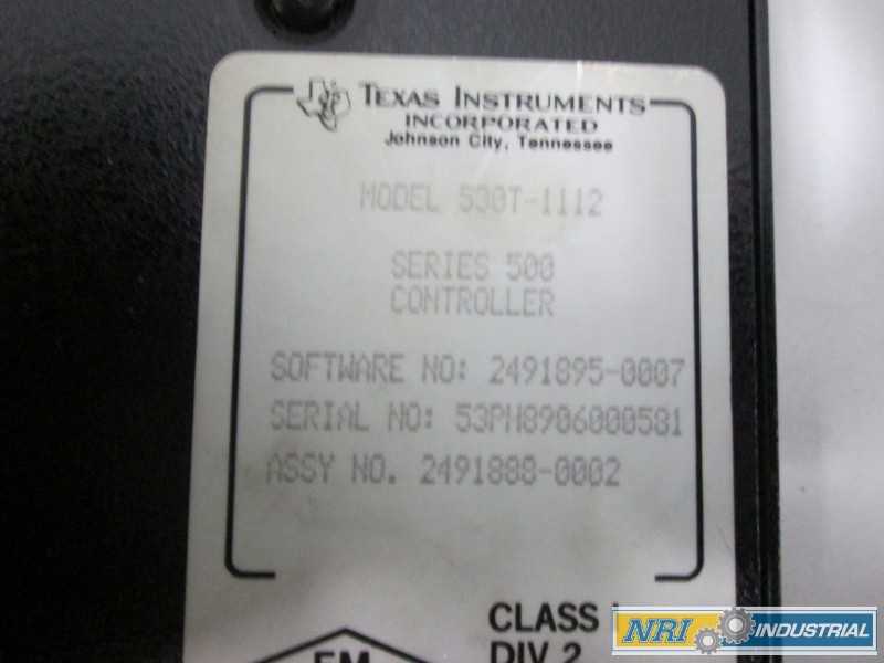 NEW TEXAS INSTRUMENTS 530T-1112 SERIES 500 CONTROLLER  - MISCELLANEOUS