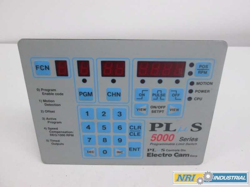 ELECTRO CAM PS-5034-10-032 PLUS 5000 PROGRAMMABLE LIMIT SWITCH - MISCELLANEOUS