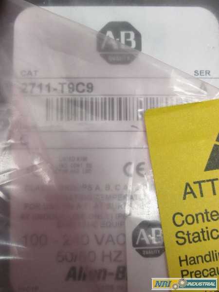 ALLEN BRADLEY 2711-T9C9 PANELVIEW 900 OPERATOR INTERFACE PANEL - MISCELLANEOUS