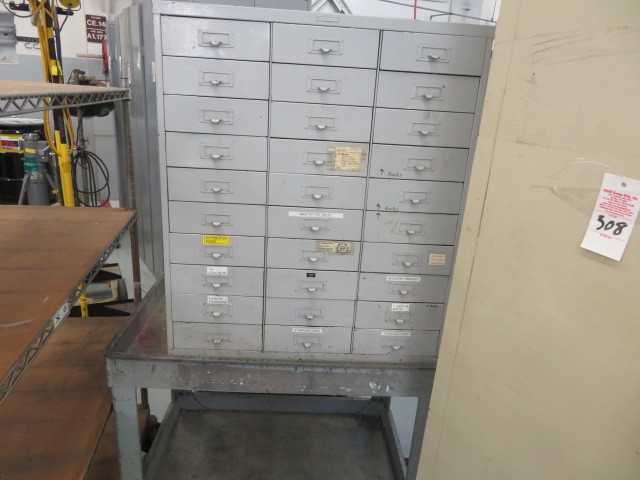 Parts Cabinet on Cart (lot) - MISCELLANEOUS