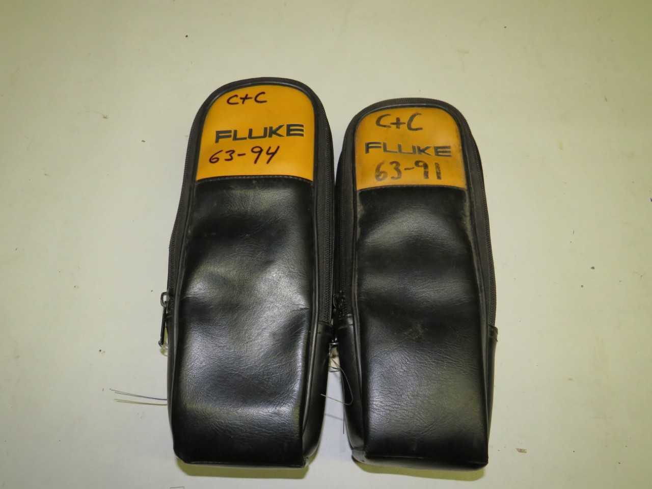 LOT OF 2 FLUKE 337 TRUE RMS CLAMP METER - ELECTRIC POWER TOOLS