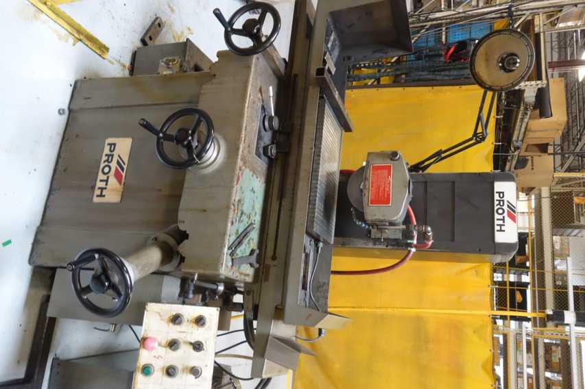 1984 Proth PSGS-2550AH Saddle series surface grinder, 10" x 20" chuck, 3HP 230V-AC - GRINDING MACHINES