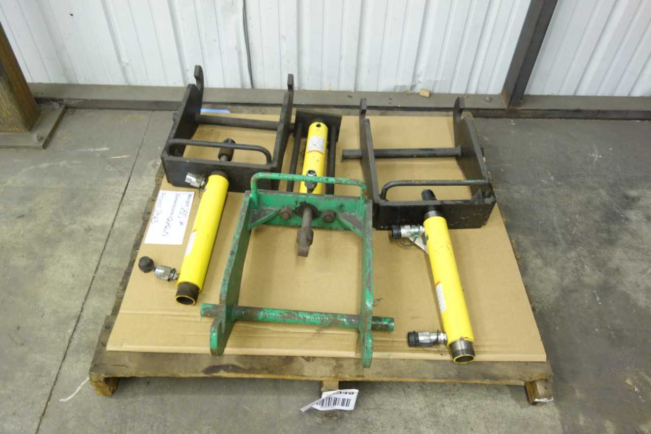 LOT OF 3 ENERPAC RD910 HYDRAULIC RAMS, 9 TON CAPACITY - HAND TOOLS