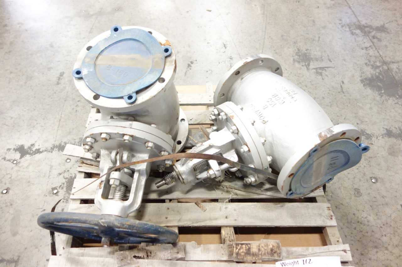 LOT OF 2 POWELL GLOBE VALVES - GLOBE VALVE