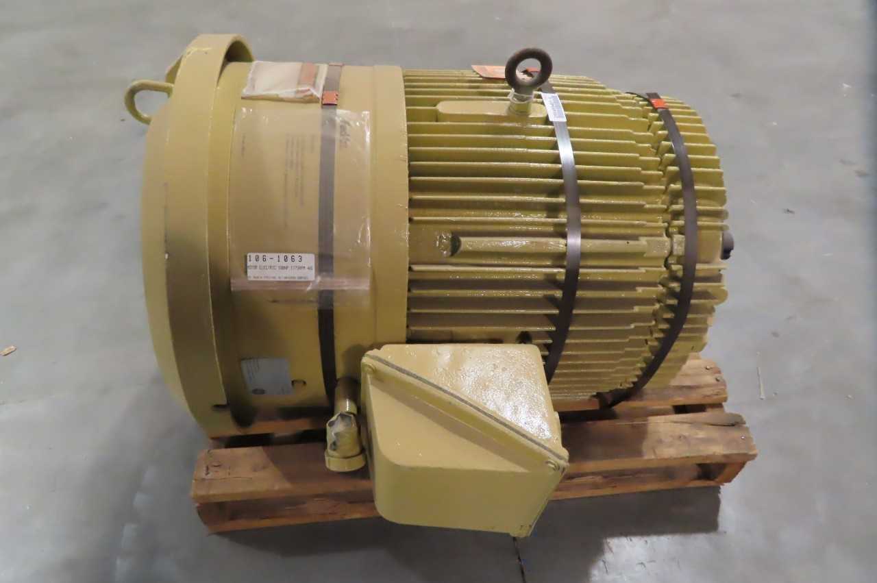 RELIANCE 405TSC 100HP 460V-AC AC ELECTRIC MOTOR - ELECTRIC MOTORS RELIANCE 405TSC 100HP 460V-AC AC ELECTRIC MOTOR - ELECTRIC MOTORS