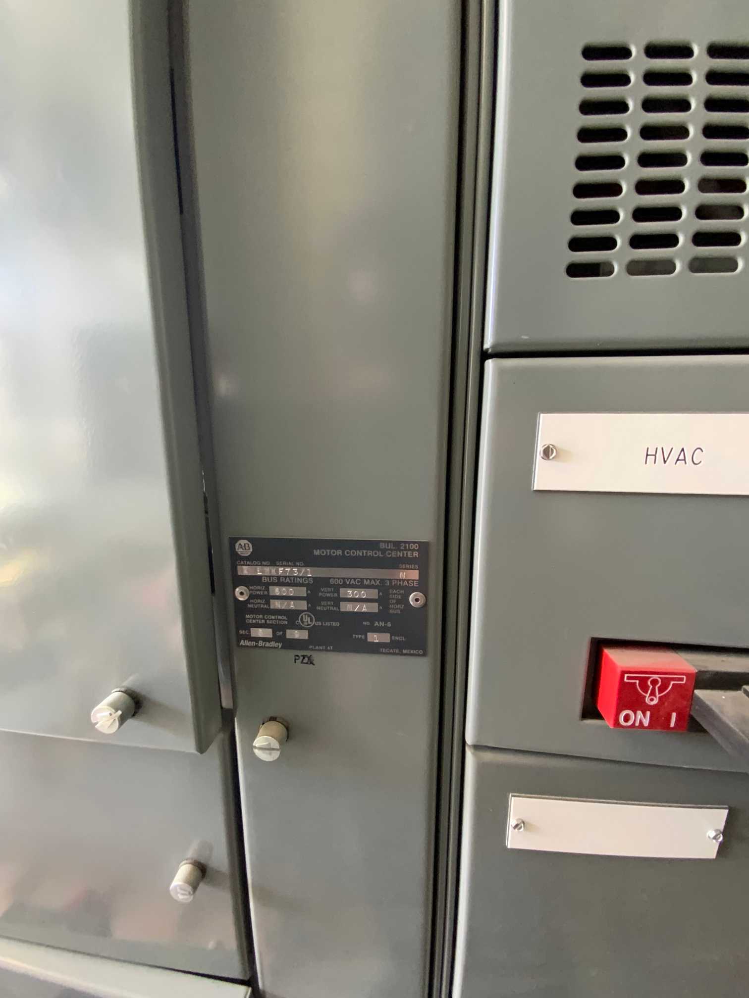 New 2022 Allen-Bradley Motor Control Cabinet Centerline 2100 (#1) - AUTOMATION & CONTROLS