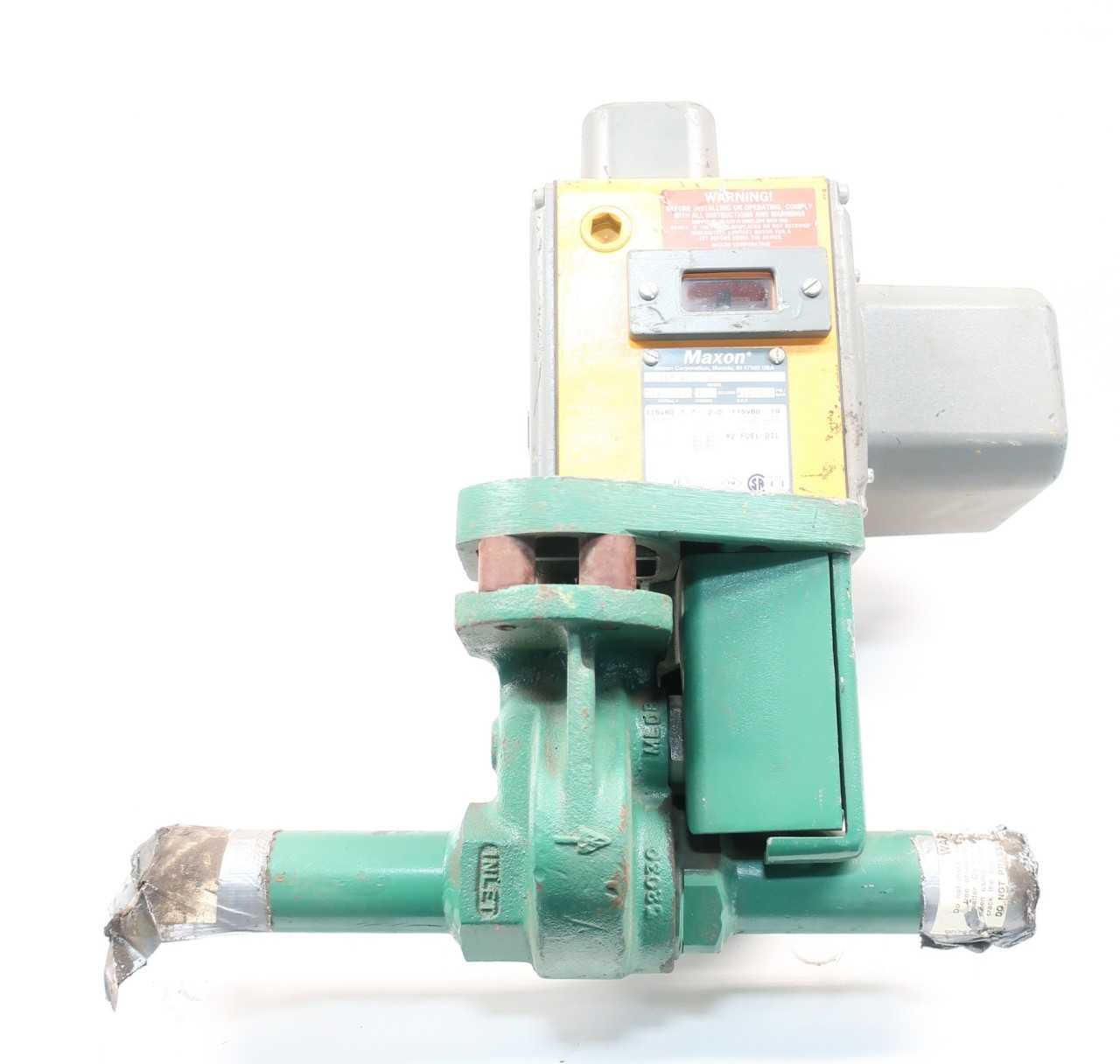 MAXON 1.25" 4760 1 FUEL/OIL SHUTOFF 115V-AC 600PSI ELECTRIC BUTT WELD 1-1/4IN OTHER VALVE - VALVES