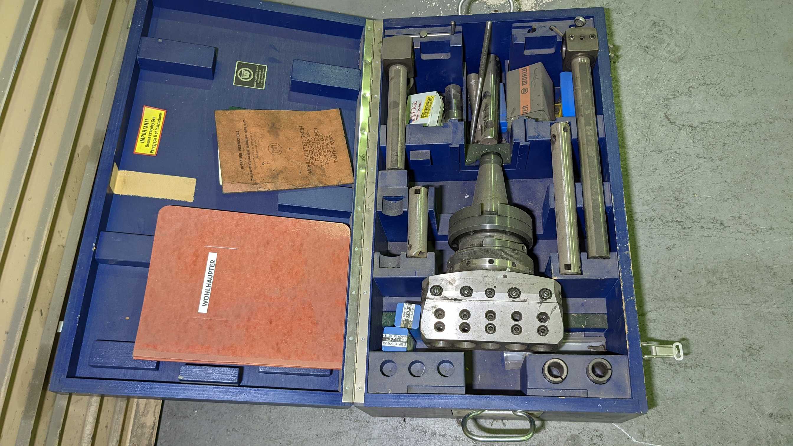 WOHLHAUPTER UNIVERSAL BORING AND FACING HEADS - MACHINING ACCESSORIES & TOOLING