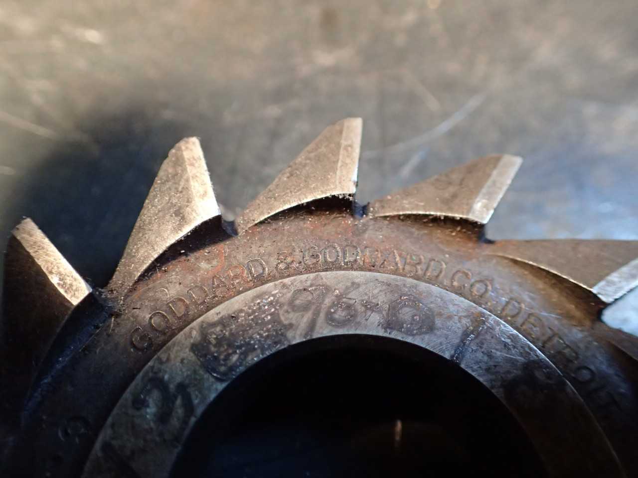 Goddard & Goddard 45-Deg Single Angle Side Mill Milling Cutter 1" Arbor Hole USA - MILLING TOOLS