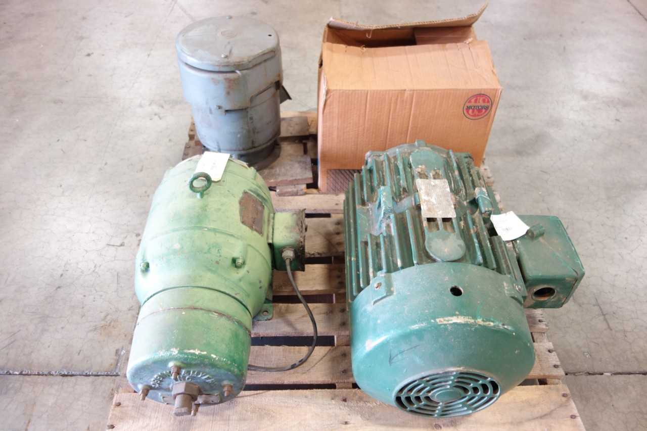 LOT OF ASSORTED MOTOR - ELECTRIC MOTORS