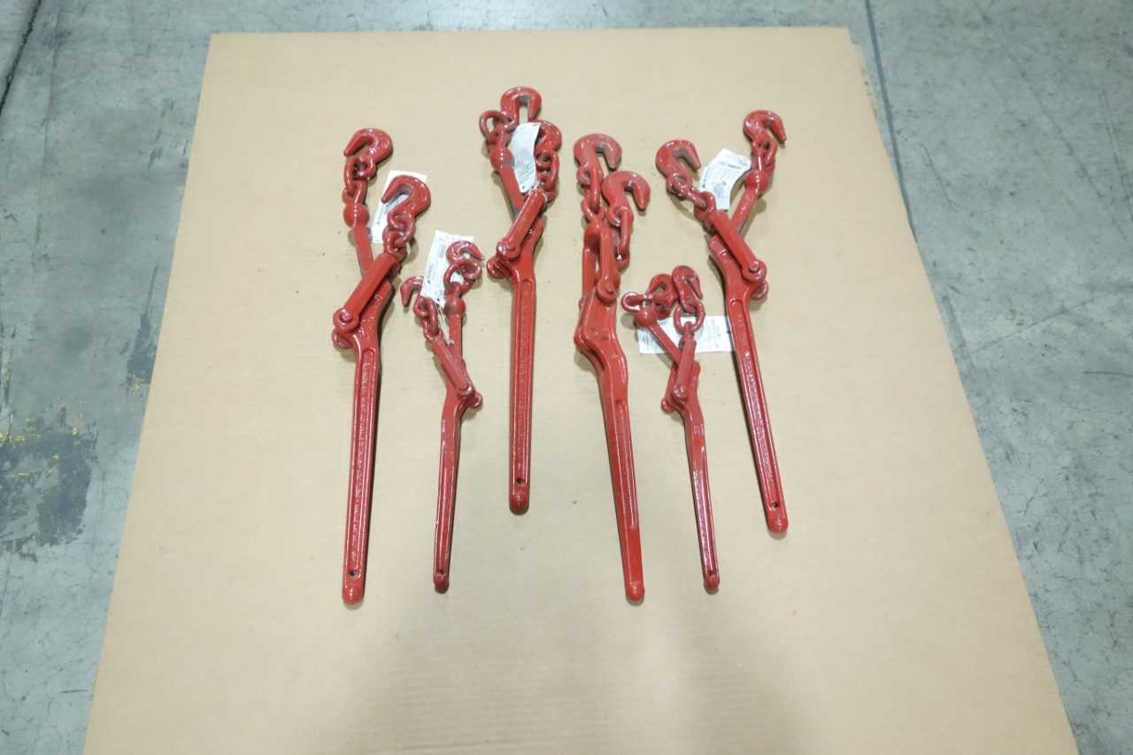 LOT OF 6 LEVER CHAIN BINDERS - ELECTRIC POWER TOOLS