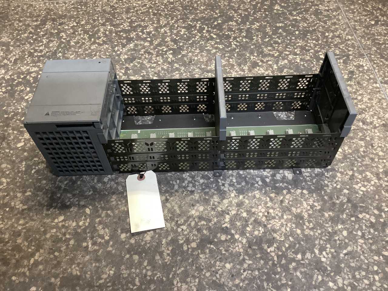 Allen-Bradley 1746-A10 SLC 500 10 Slot Modular Chassis, W/ SLC 500 Power supply 1746-P4 - ELECTRICAL COMPONENTS
