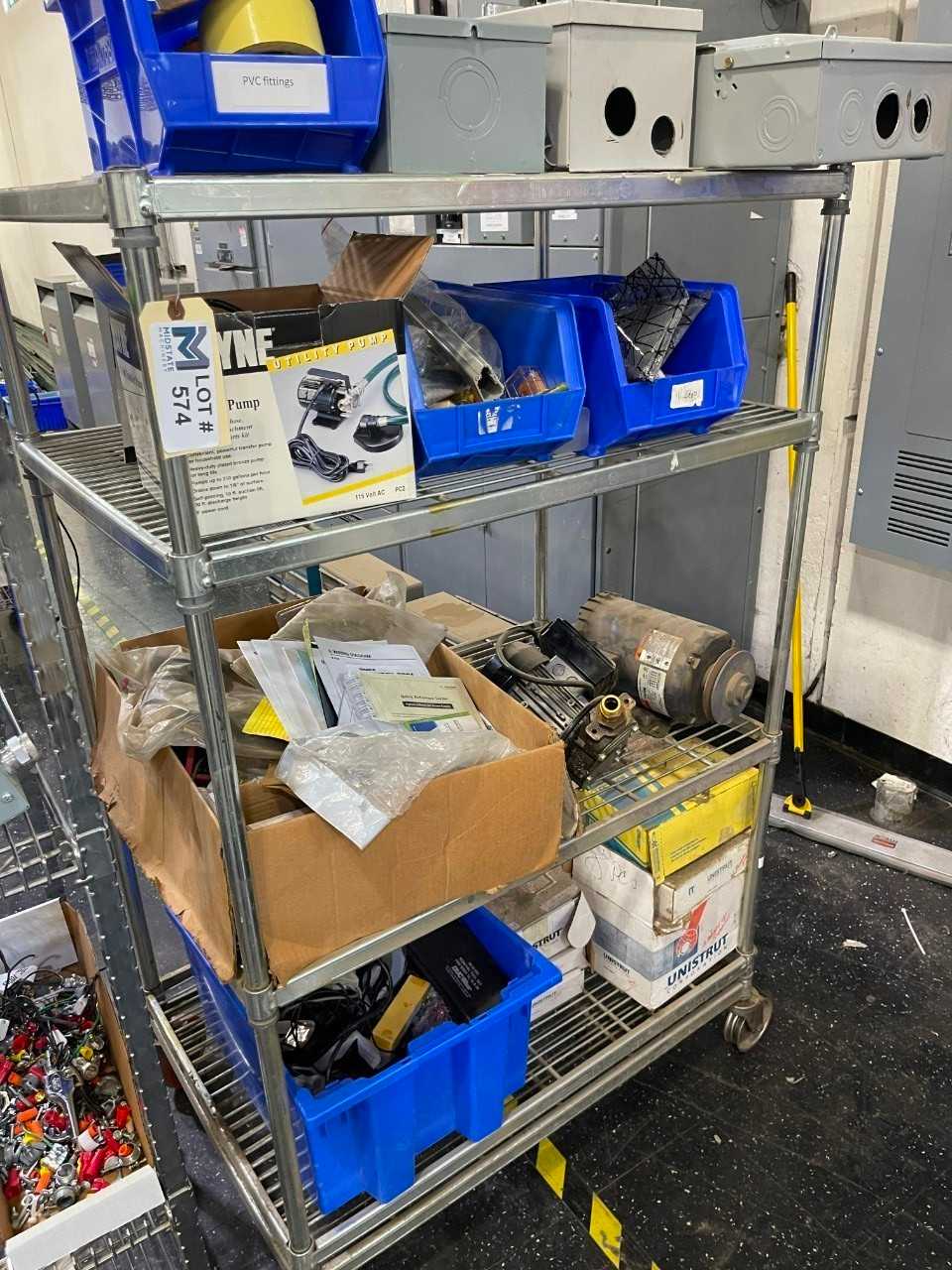 Rolling Rack Without Contents - SHELVING