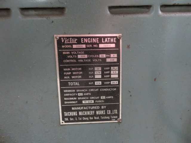 Victor 2060 Engine lathe - LATHES