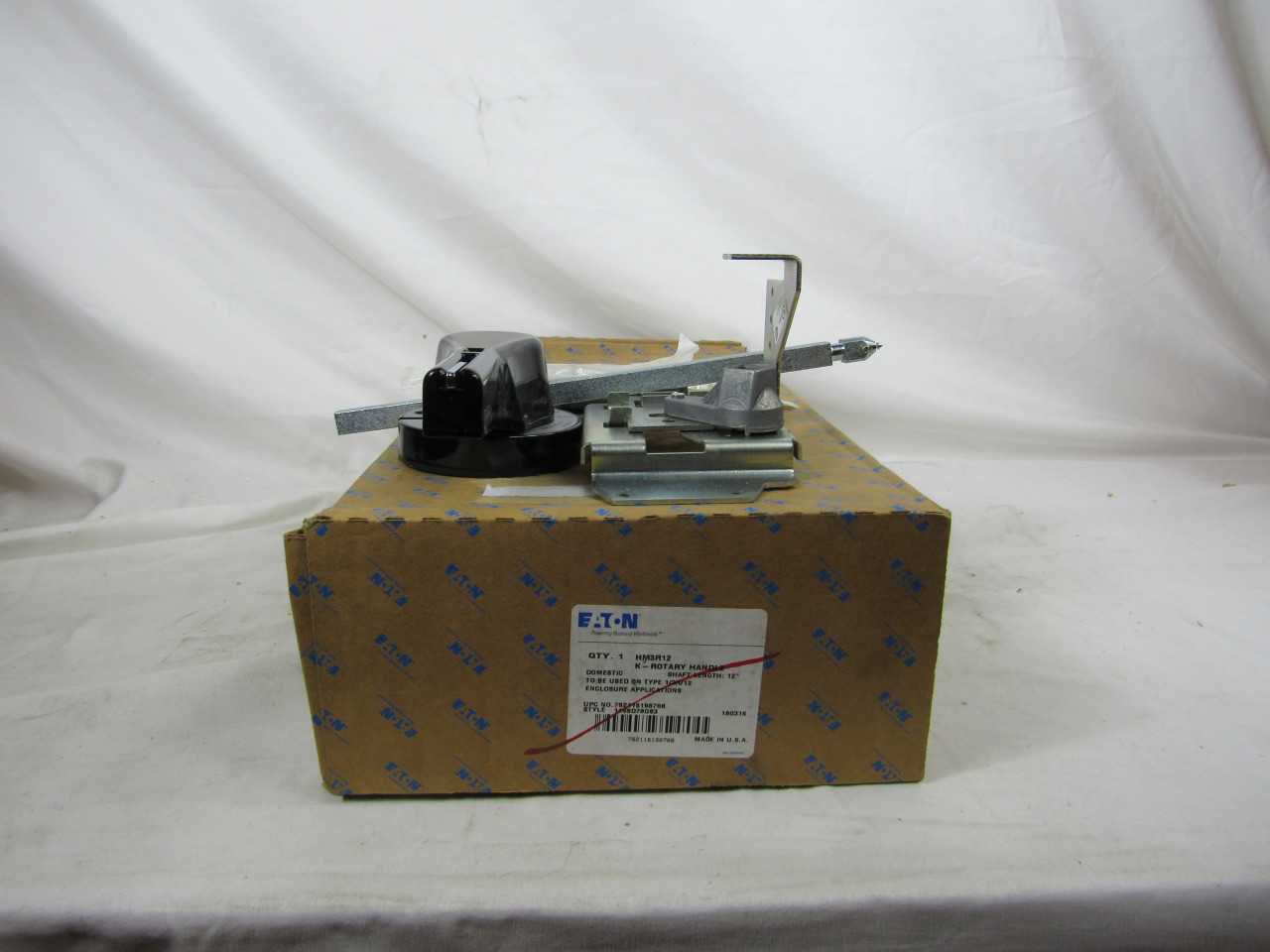 Quantity of 1 New Surplus Eaton HM3R12 Rotary Handle Kit - ELECTRICAL COMPONENTS