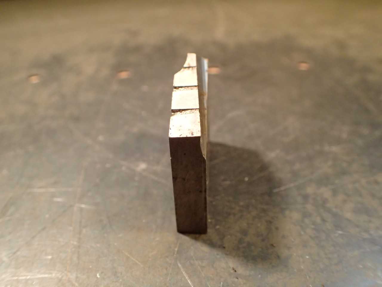 1-7/8" (1.875") AMEC, C-Series, Spade Drill Insert: HSS, Used in Good Condition - MACHINING EQUIPMENT PARTS