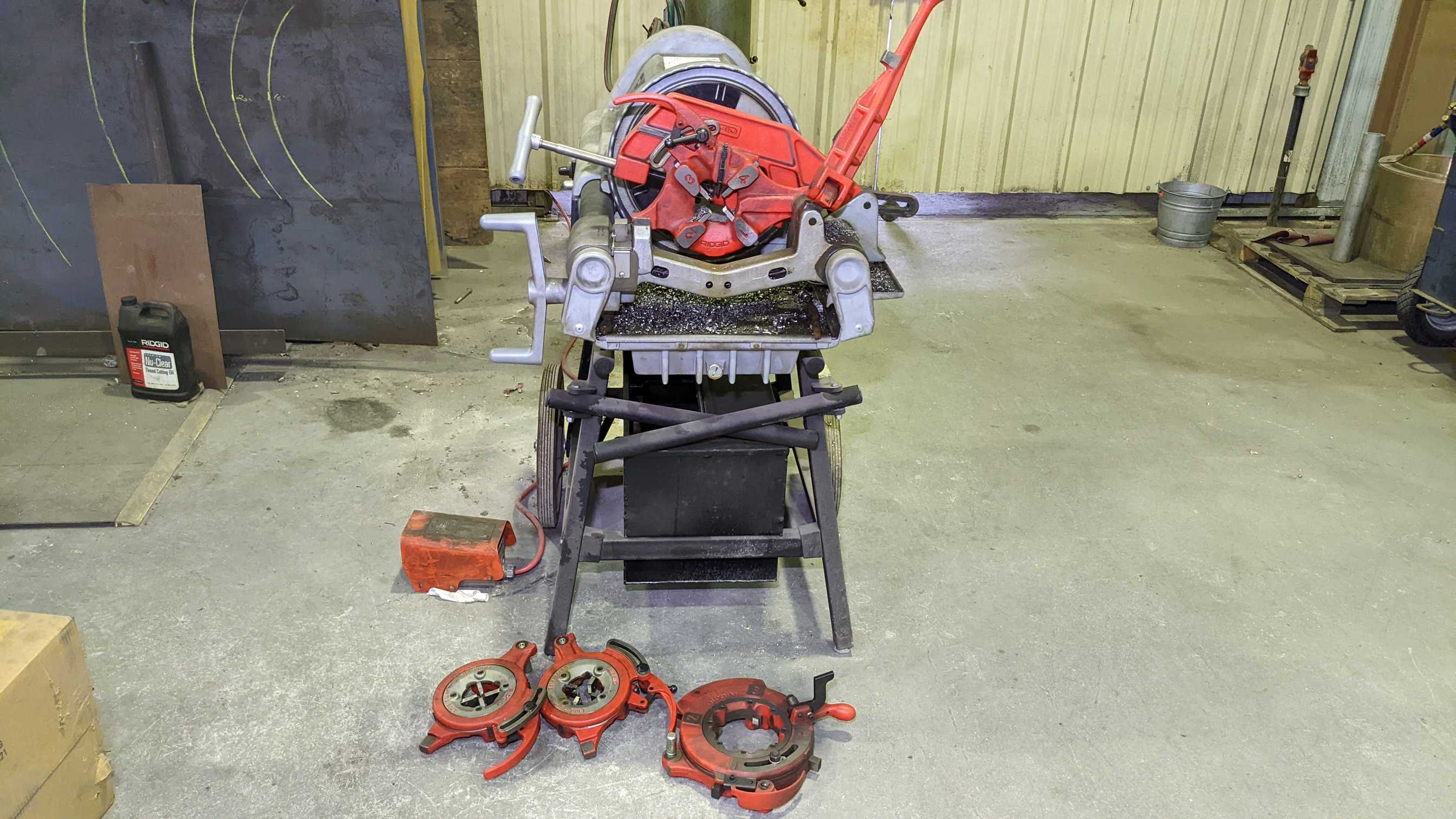RIDGID PIPE THREADER - MACHINING ACCESSORIES & TOOLING RIDGID PIPE THREADER - MACHINING ACCESSORIES & TOOLING