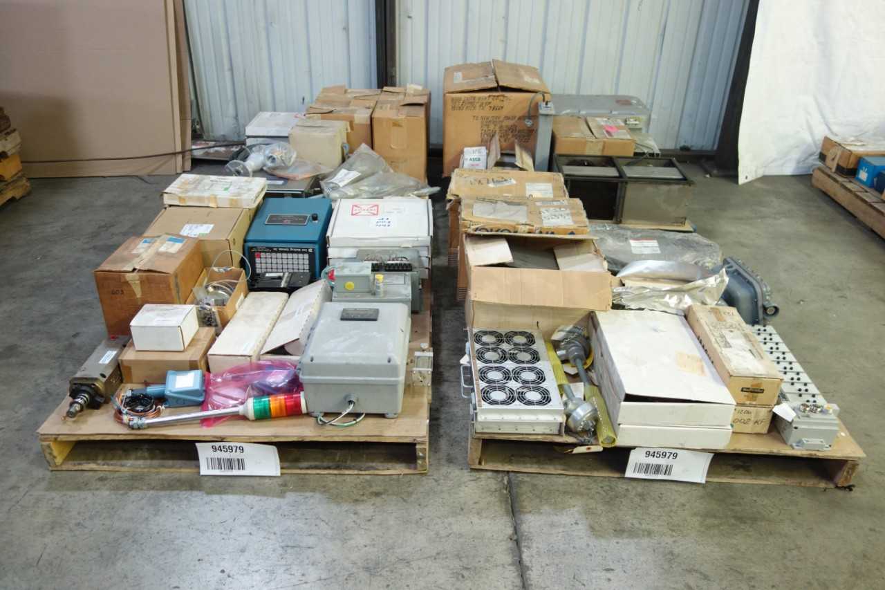 4 PALLETS OF ASSORTED ELECTRICAL - ELECTRICAL COMPONENTS